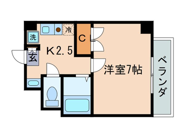 精美寤館（ｼｮｳﾋﾞｶﾝ）の物件間取画像